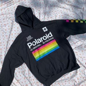 Polaroid camera hoodie